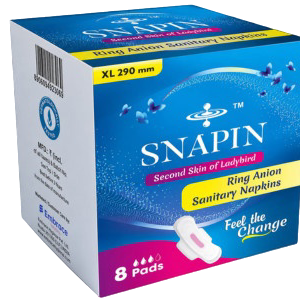 Snapin Ring Anion Sanitary Napkin (XL - 290MM)