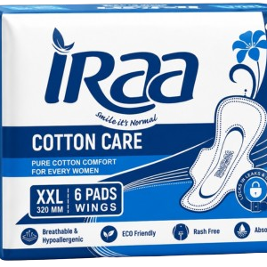 Iraa - Cotton Care (Sanitary Napkin (XXL - 320MM))