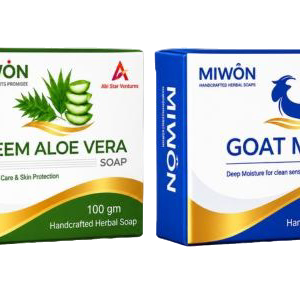 Neem Aloe Vera and Goat Milk Soap