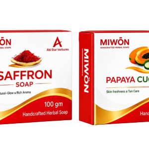 Saffron and Papaya Cucumber Soap